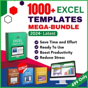 1200+ ready to use excel sheet templates (instant access within 30 seconds)
